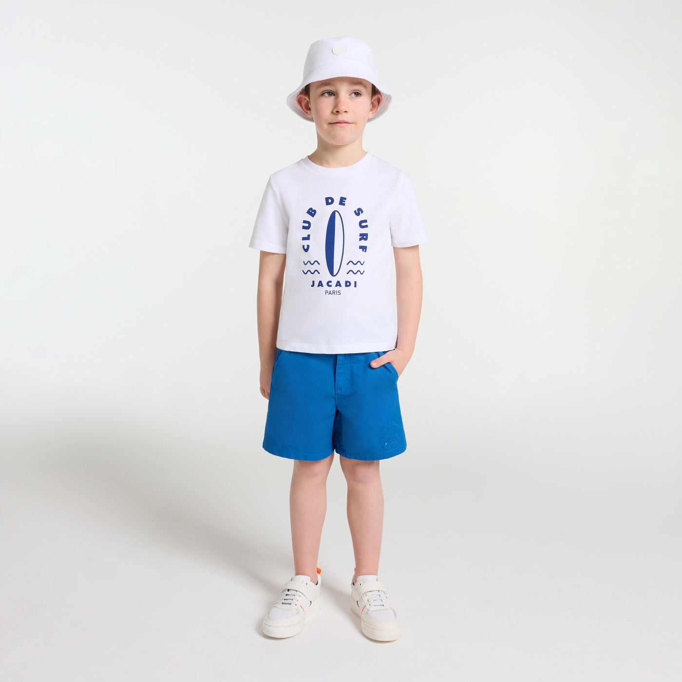 Boy Bermuda shorts in twill