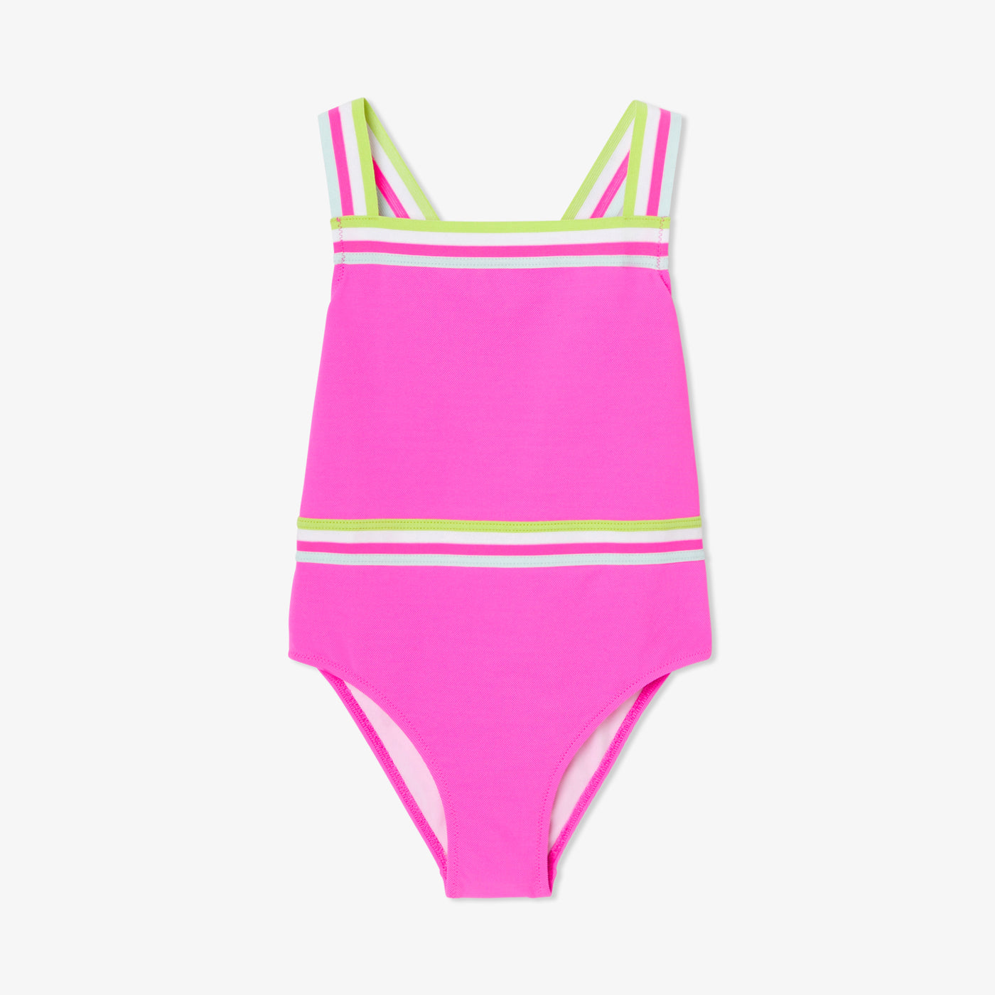 Girl 1-piece swimsuit - pink/multicolour