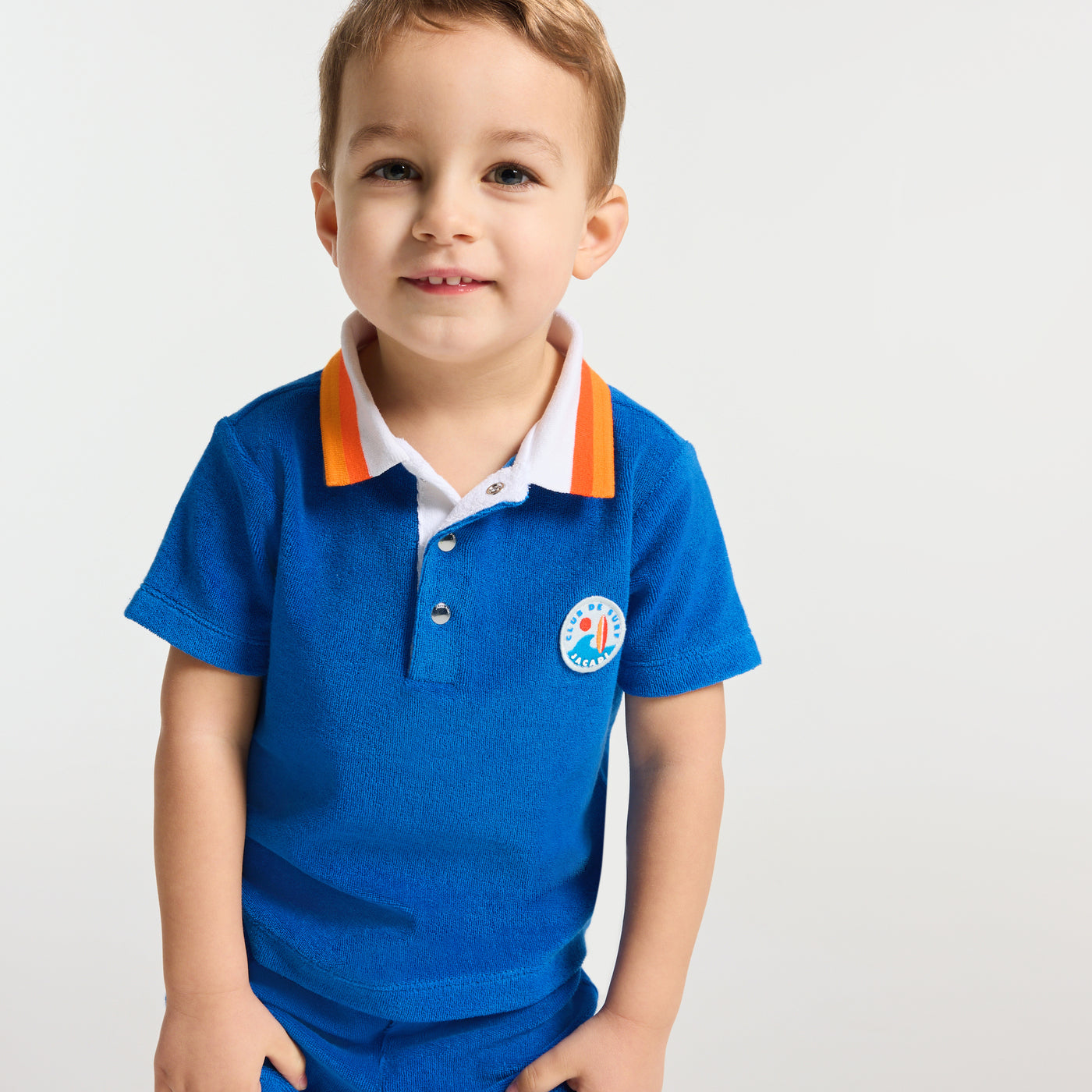 Baby boy French terry shorts set