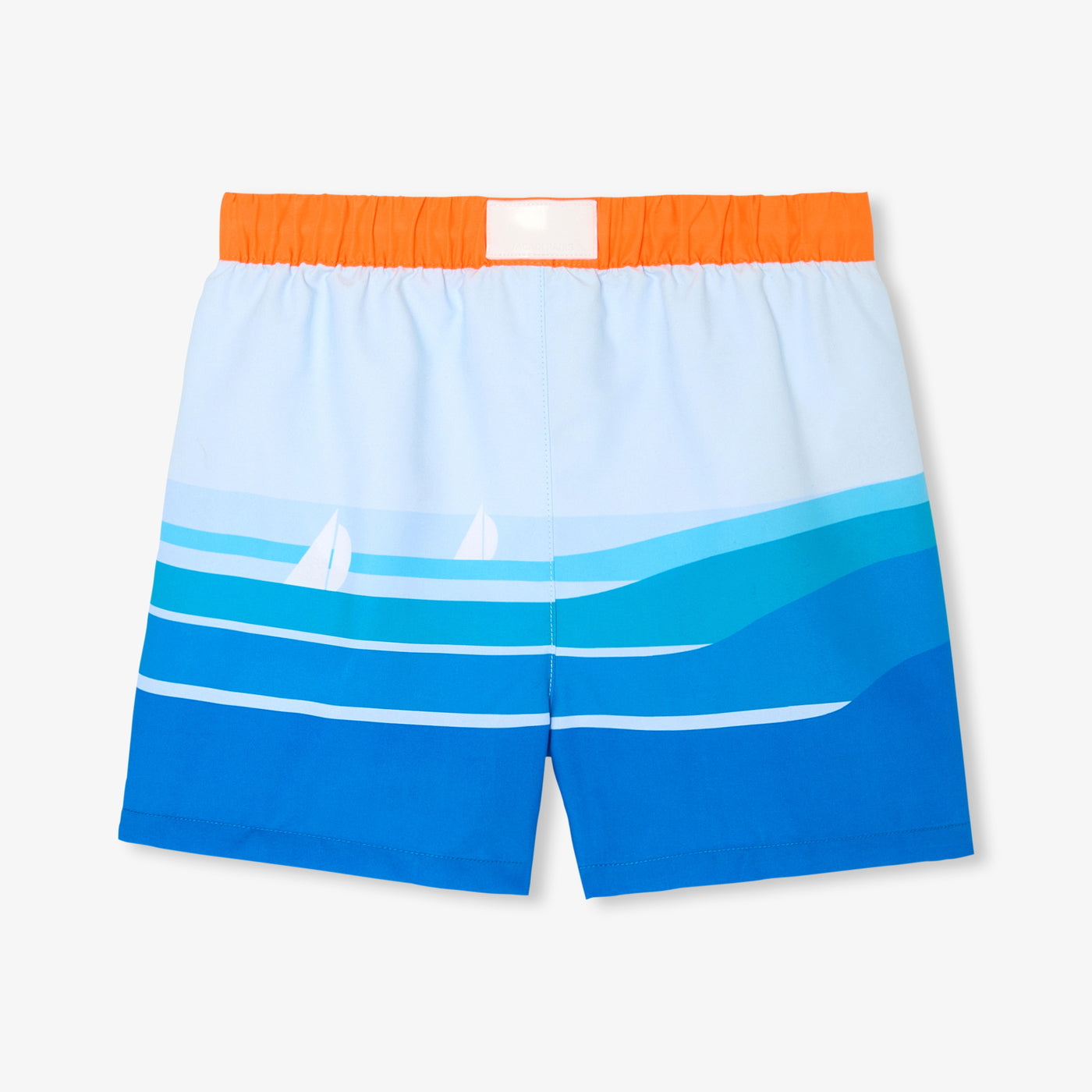 Boy's swim shorts - blue/multicolour