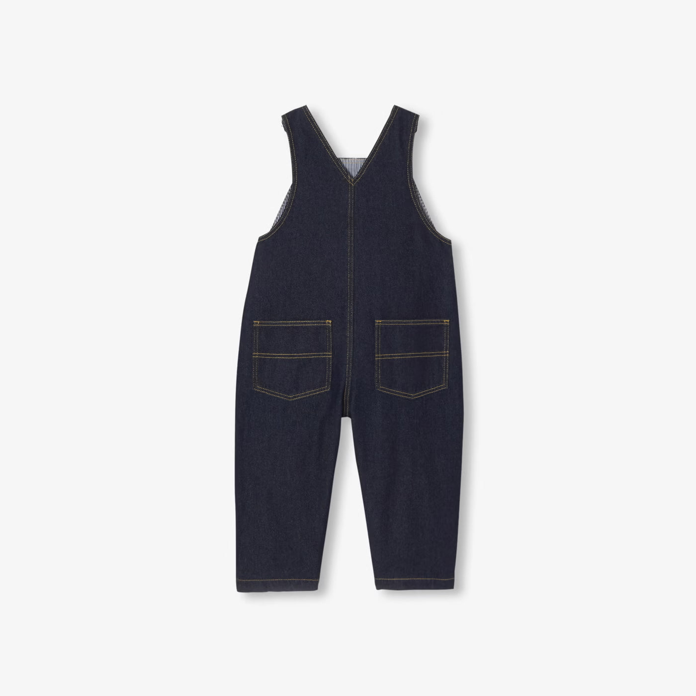 Baby boy denim overalls - dark denim