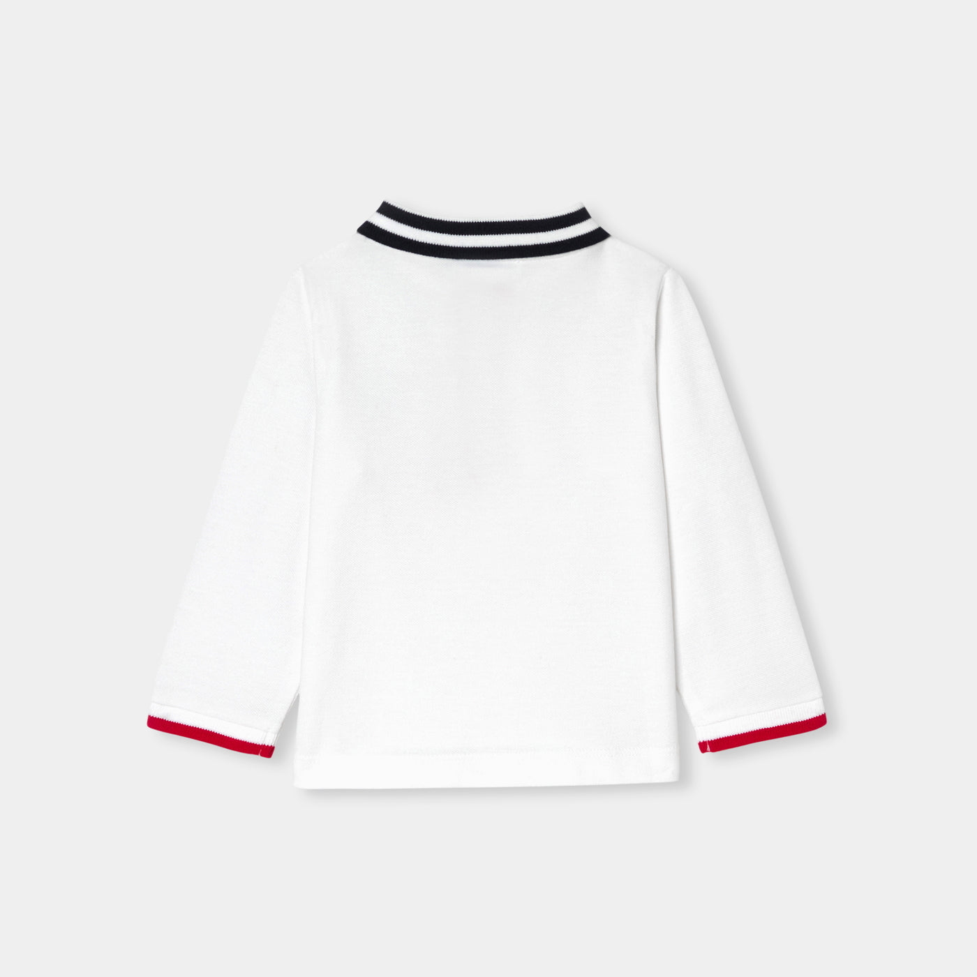 Baby boy long-sleeved polo shirt - blanc jacadi