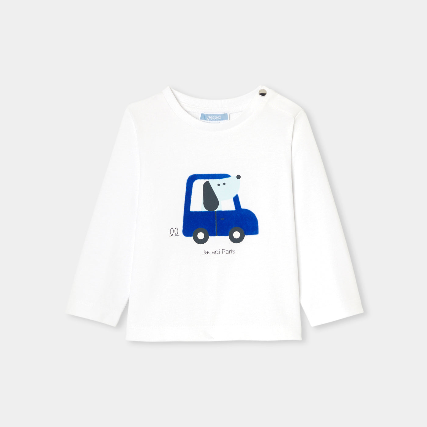 Baby boy long-sleeved T-shirt - blanc jacadi