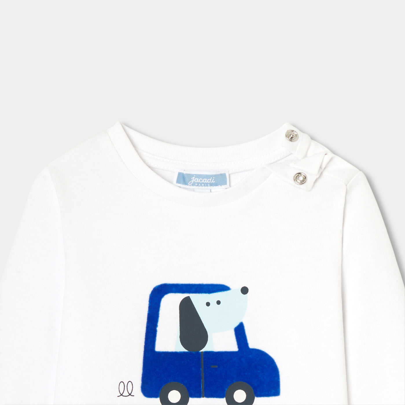 Baby boy long-sleeved T-shirt - blanc jacadi