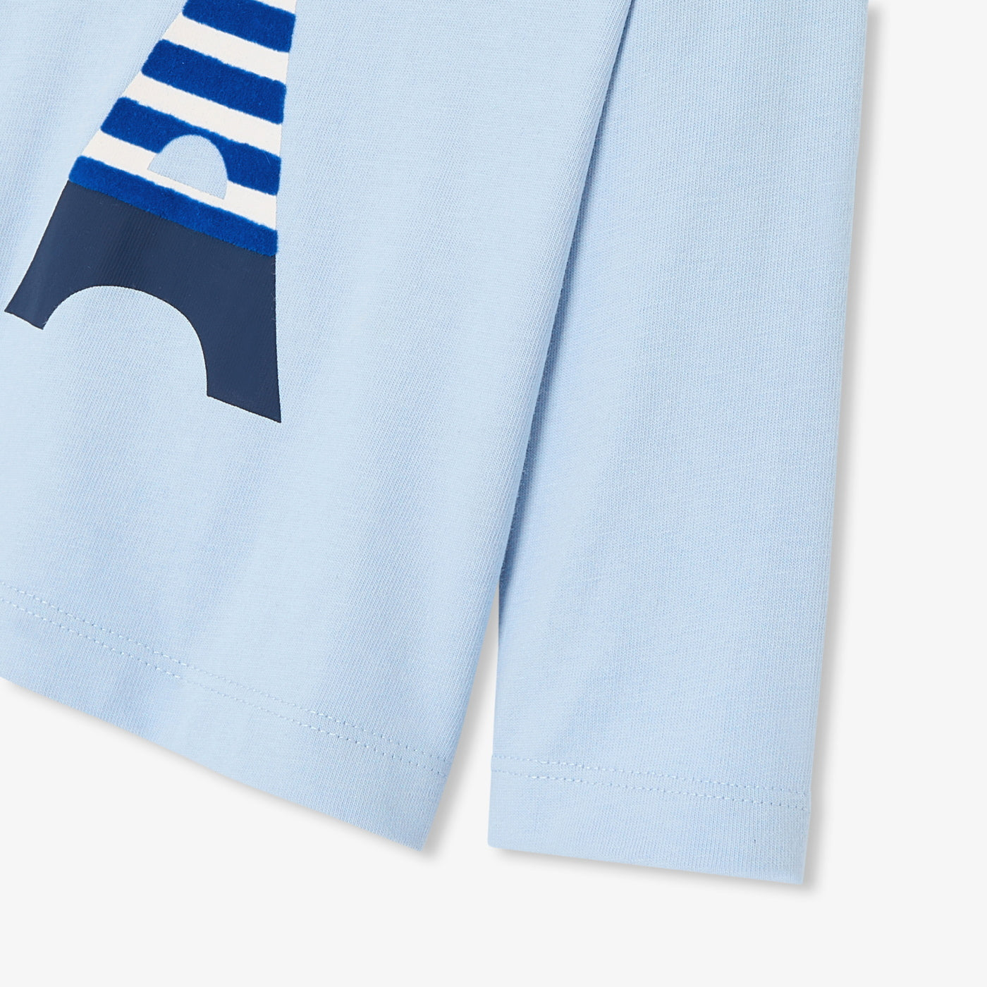 Baby boy long-sleeved T-shirt - bleu clair jacadi