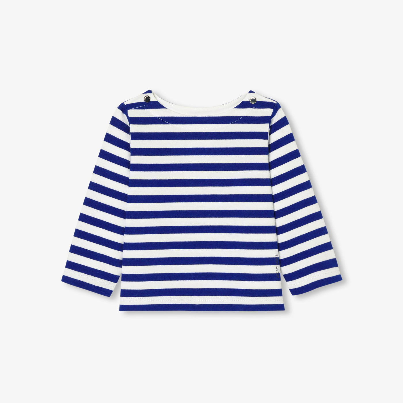Baby boy Breton tee - blanc/marine