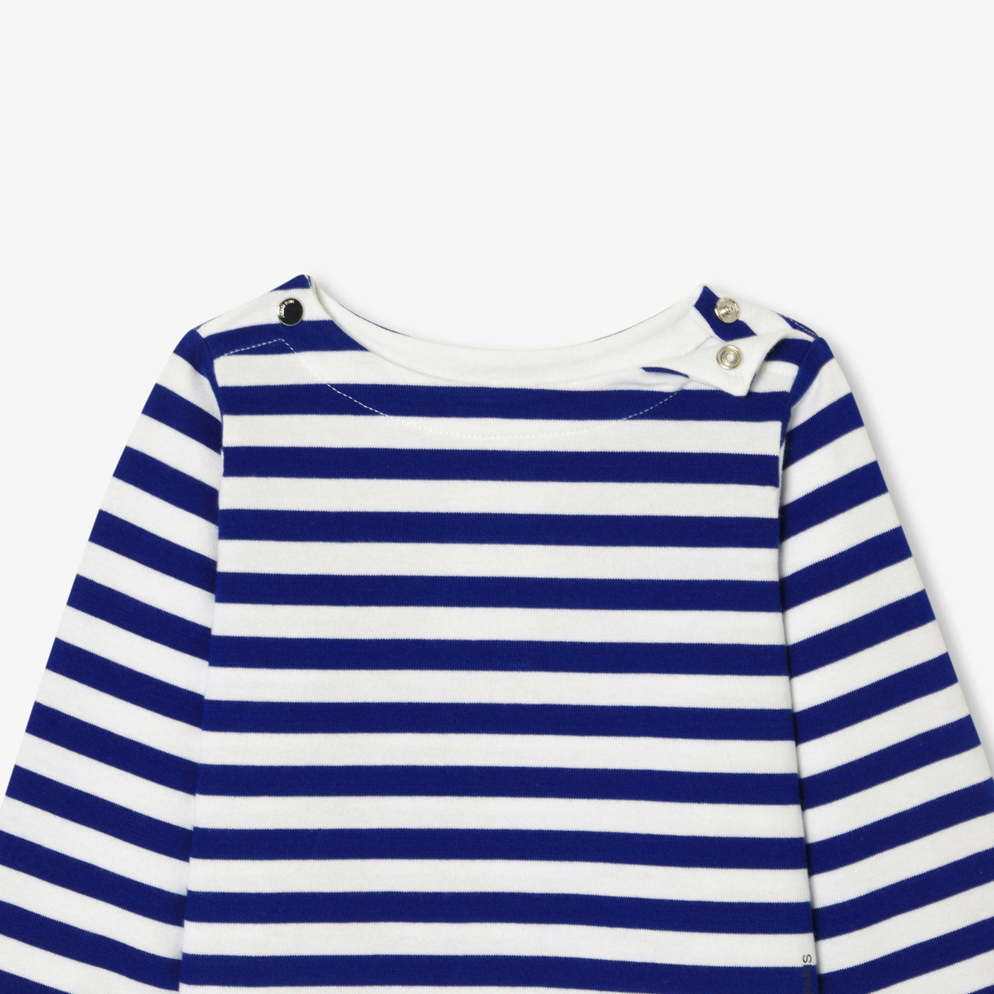 Baby boy Breton tee - blanc/marine