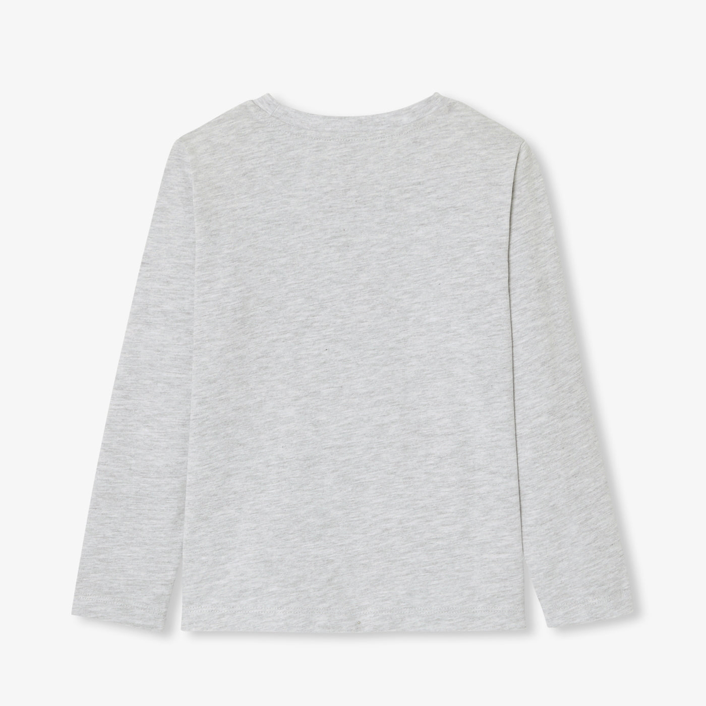 Boy long-sleeved T-shirt - gris chine clair jacadi