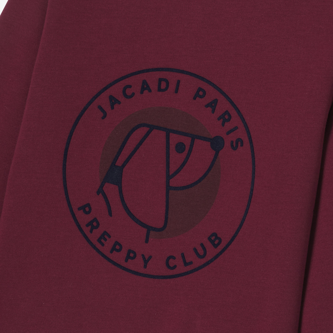 Boy fleece sweatshirt - rouge tomette
