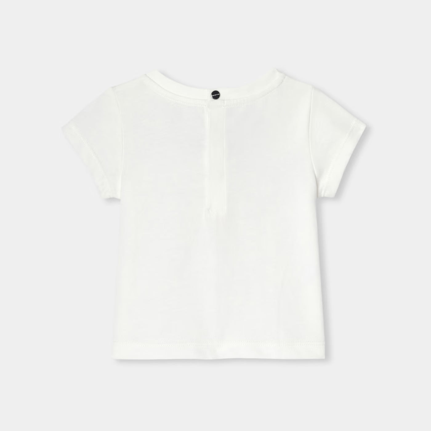 Baby girl cotton t-shirt - soft white jacadi