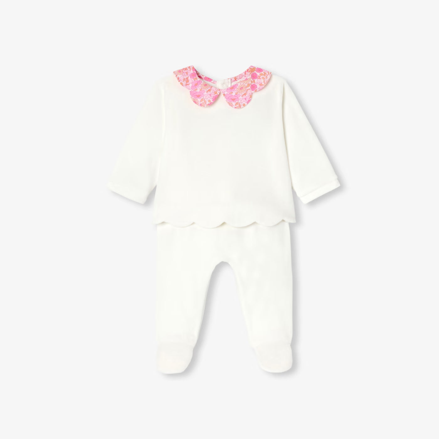 Baby girl comfort set - soft white jacadi
