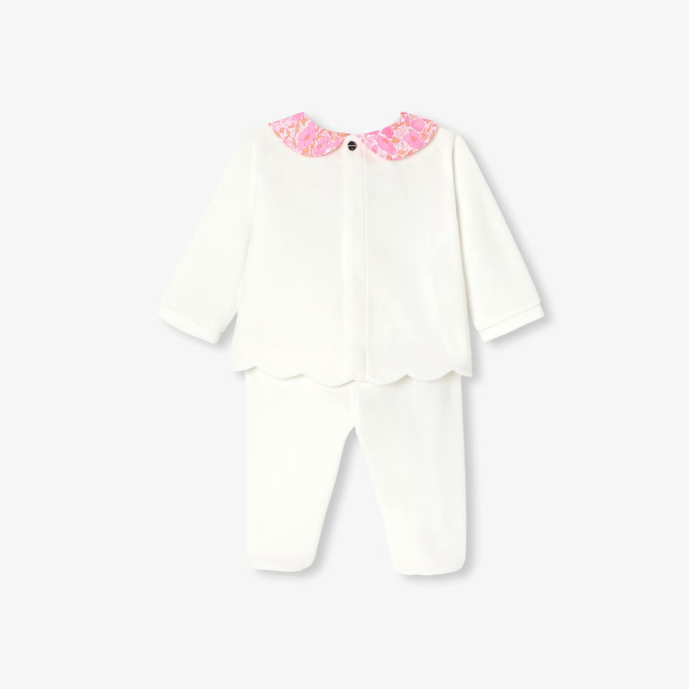 Baby girl comfort set - soft white jacadi