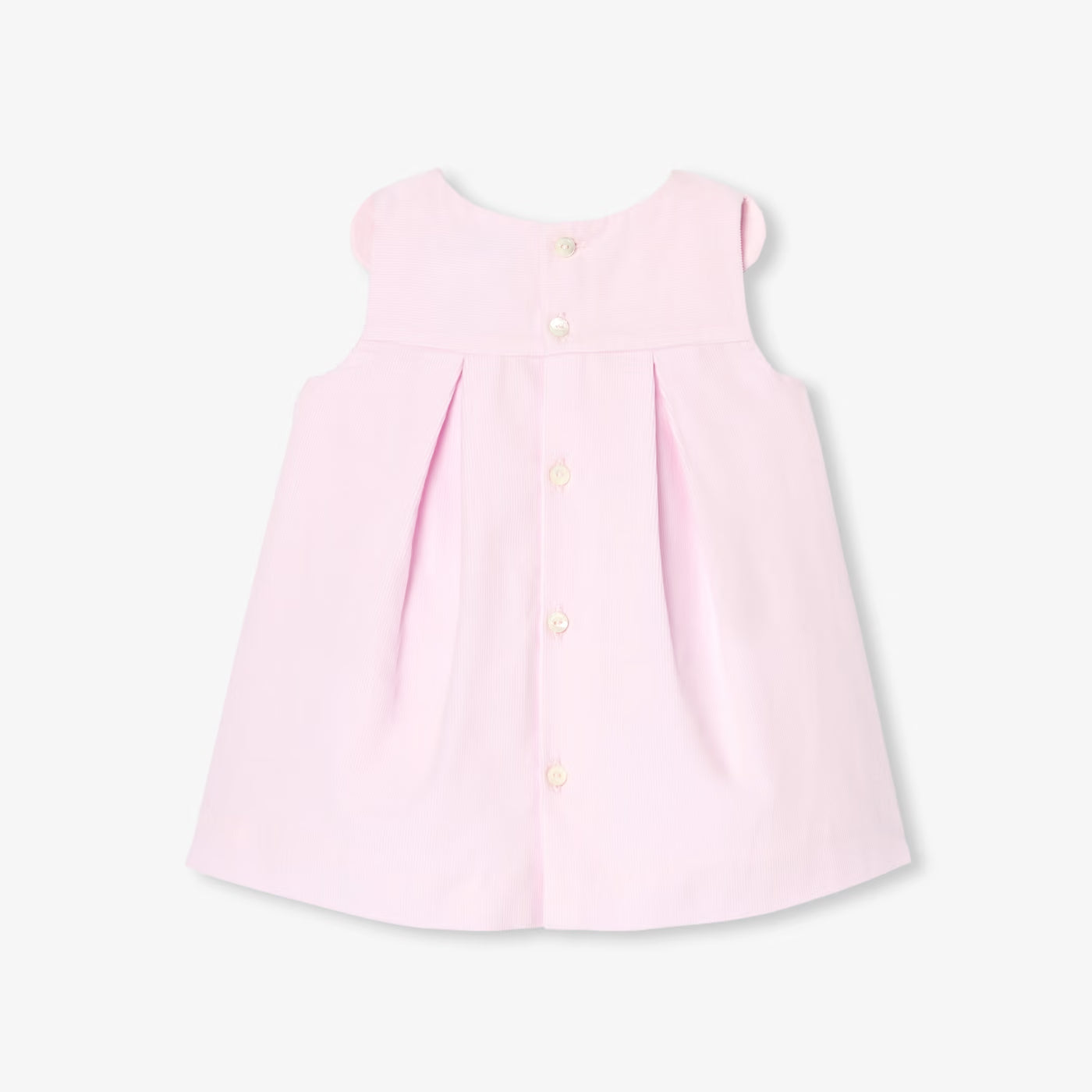 Baby girl velvet dress - light powder pink