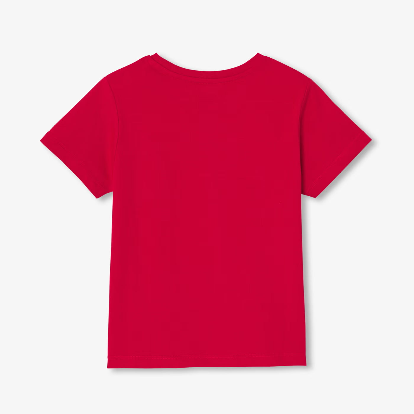 Girls' cotton T-shirt - brick red
