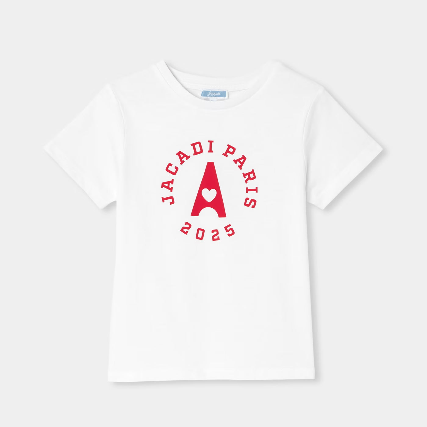 Jacadi white cotton t-shirt for girls
