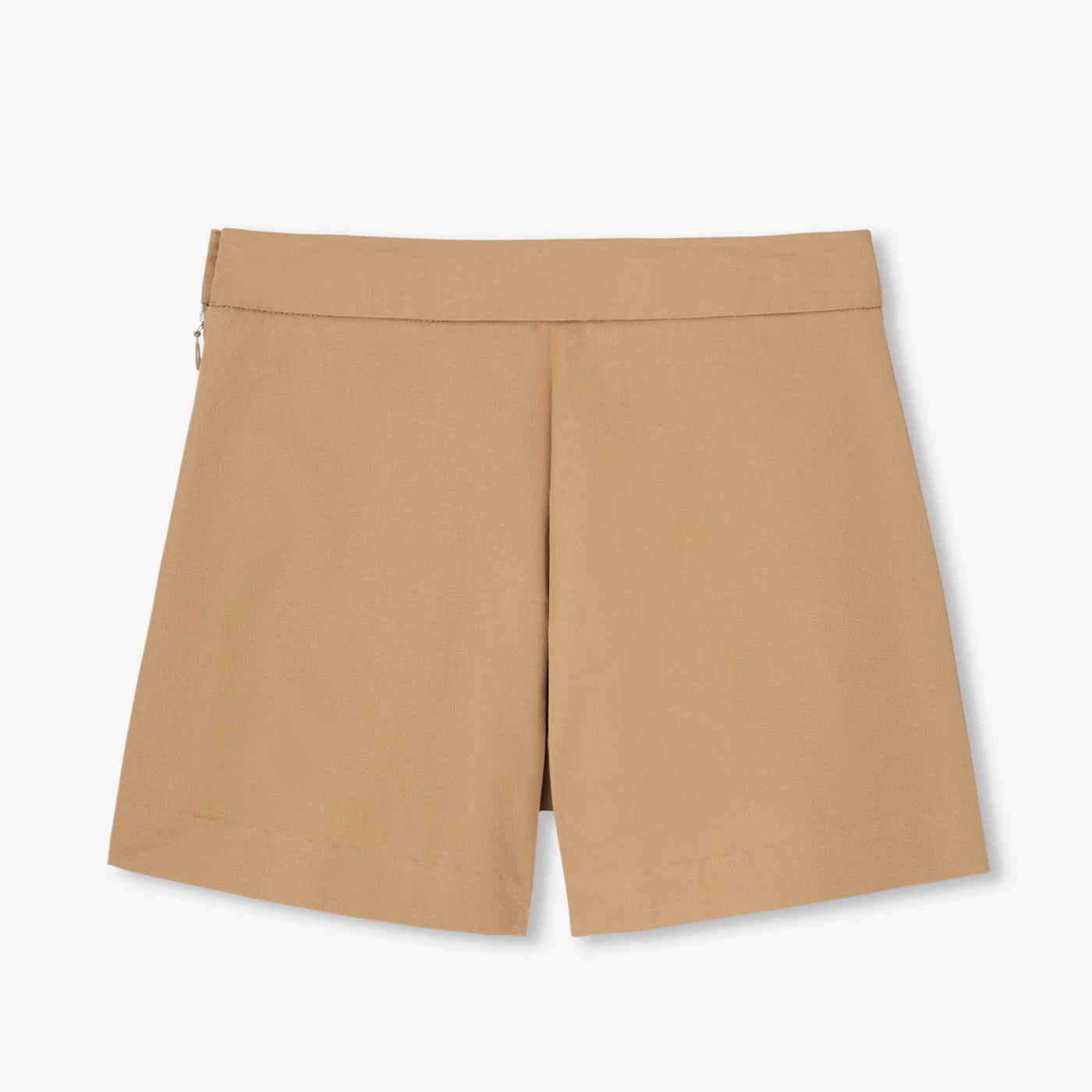 Girls' gabardine culottes - camel
