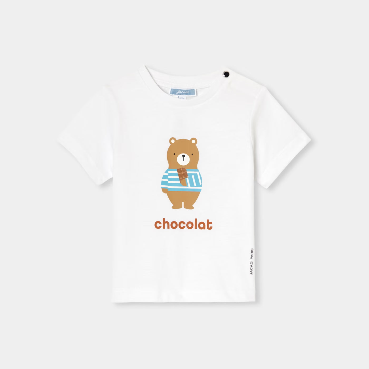 Baby boy cotton t-shirt - white jacadi
