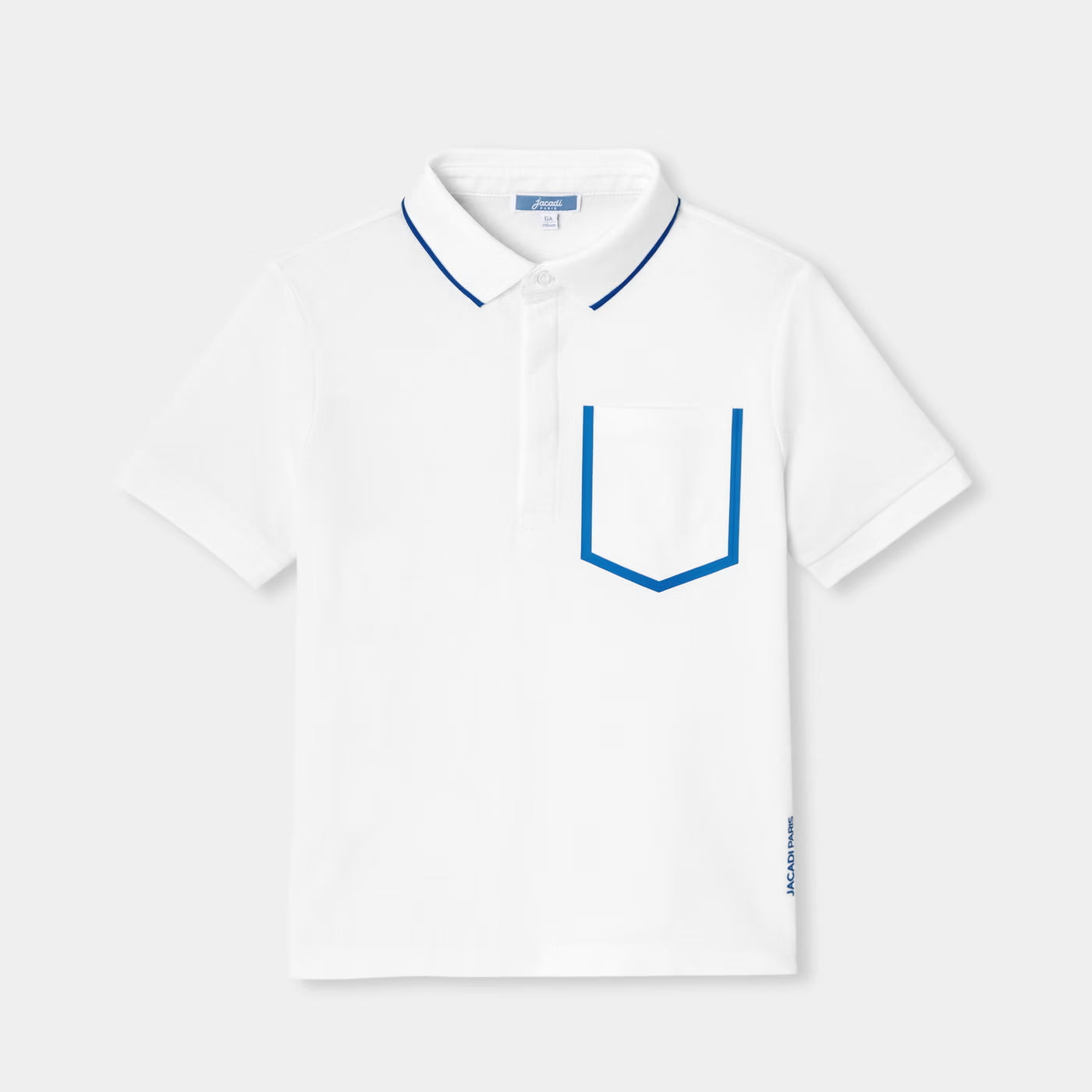 Boys' polo shirt in cotton pique - white jacadi