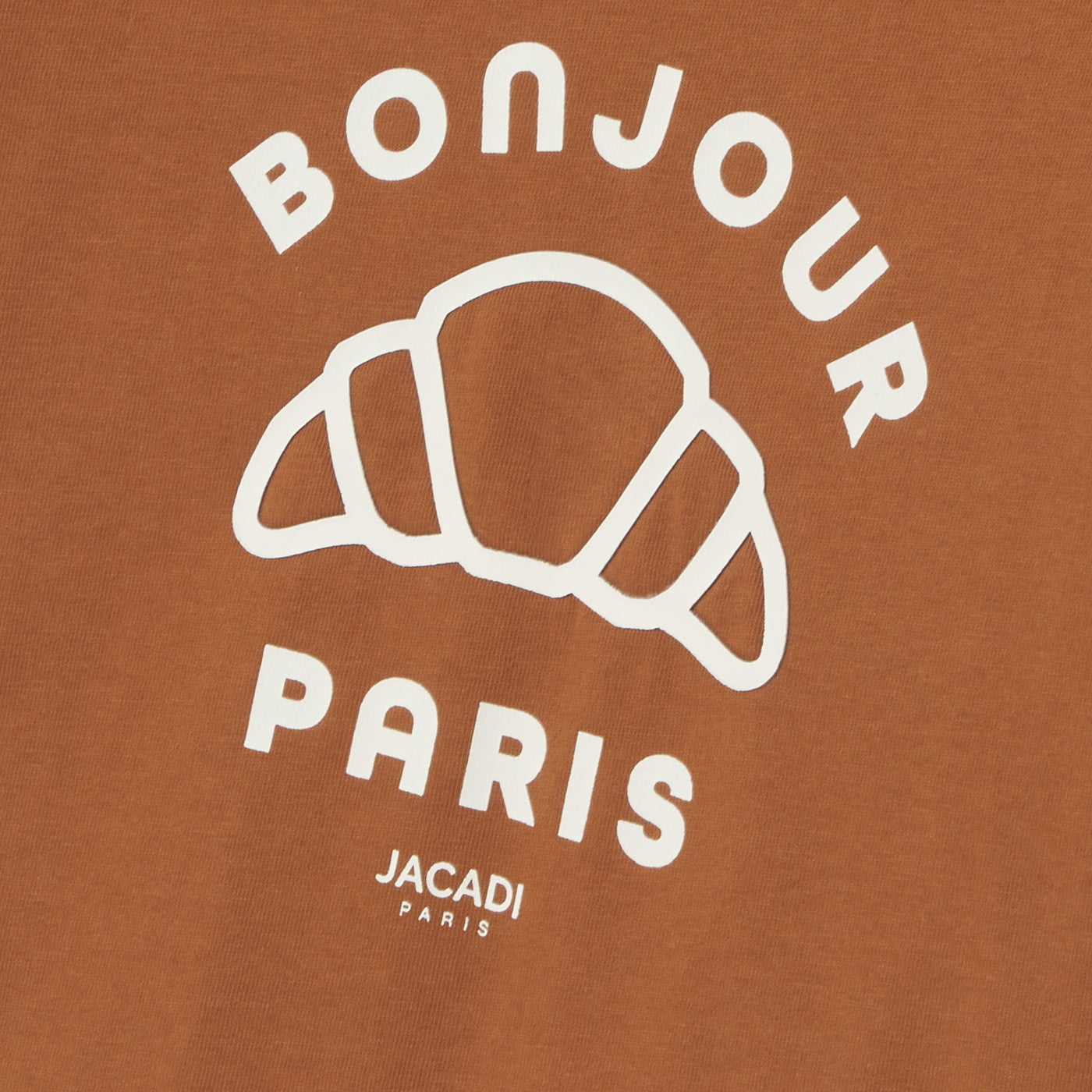 Children's cotton T-shirt - cognac