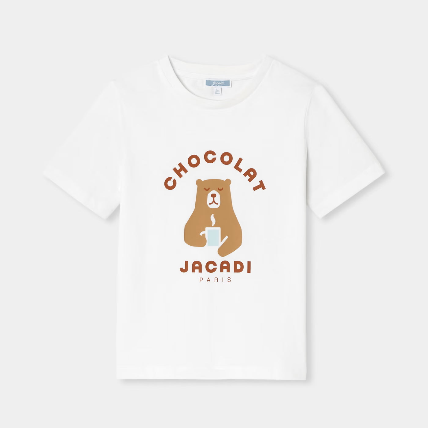 Children's cotton jersey T-shirt - white jacadi