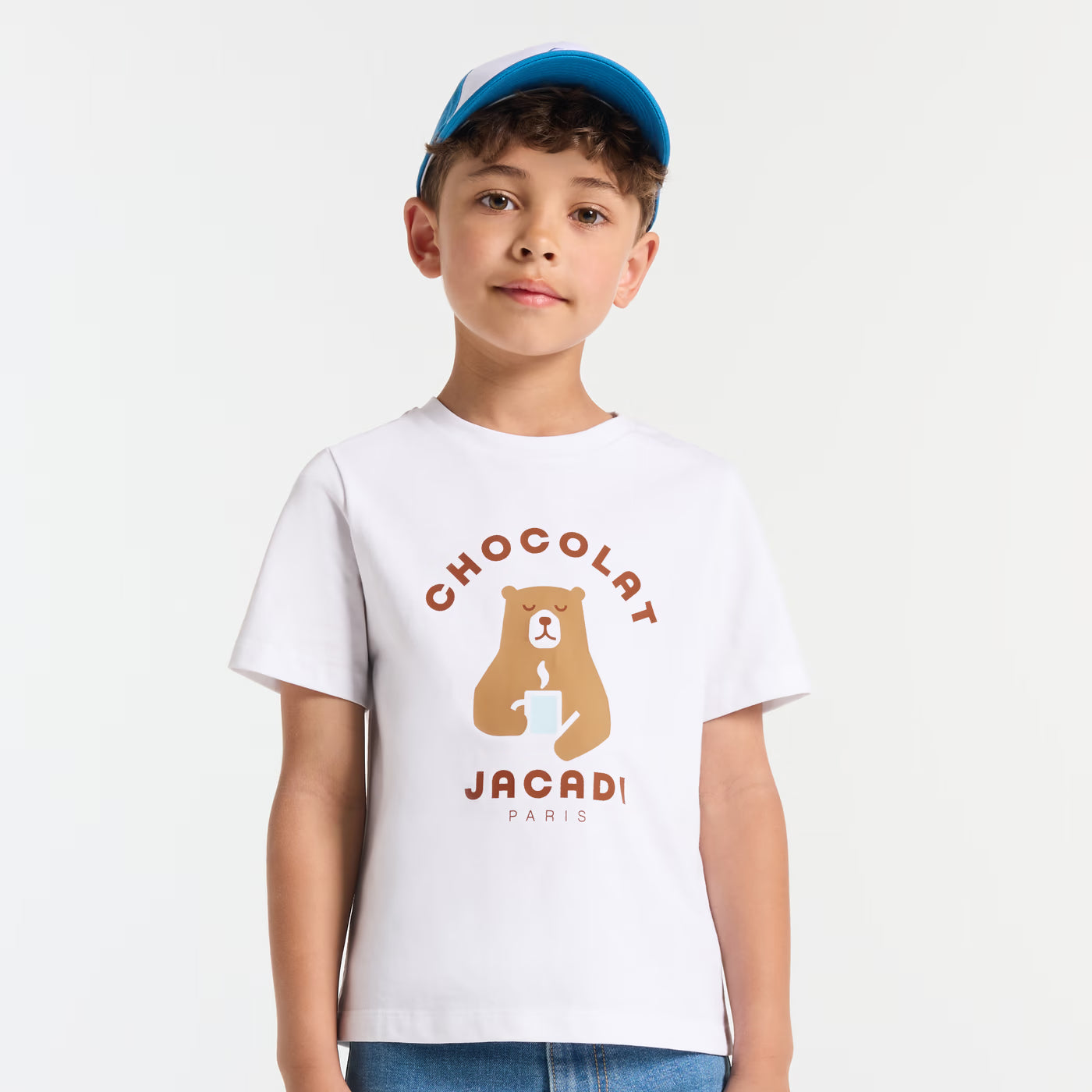 Children's cotton jersey T-shirt - white jacadi