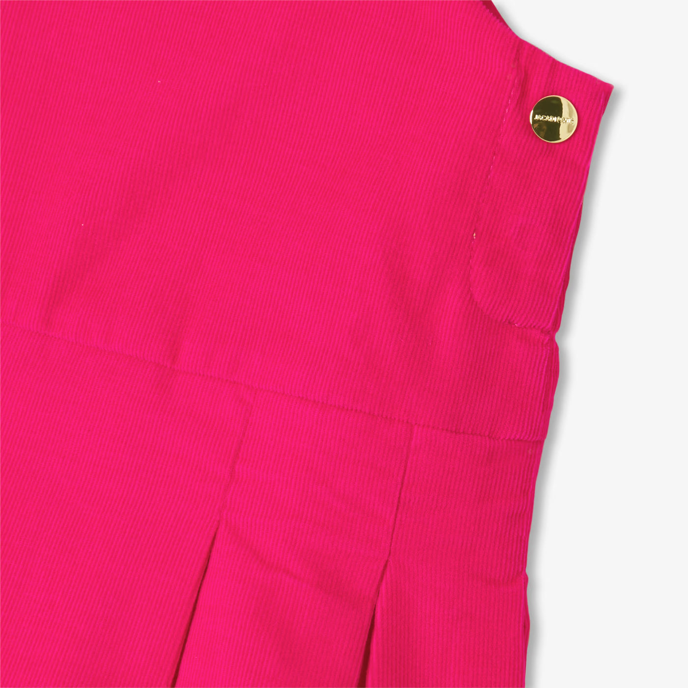 Baby girl velvet pinafore dress - rose grenadine