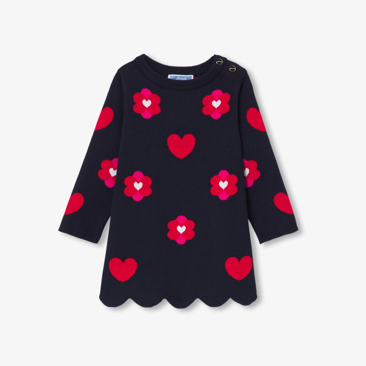 Baby girl knit dress - marine jacadi