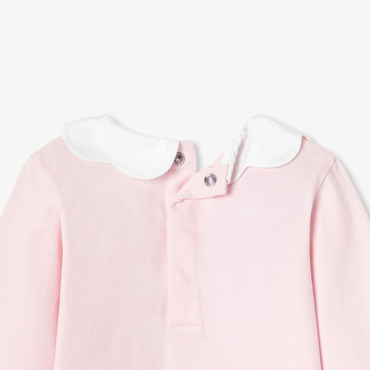 Baby girl T-shirt in cotton jersey - rose poudre jacadi
