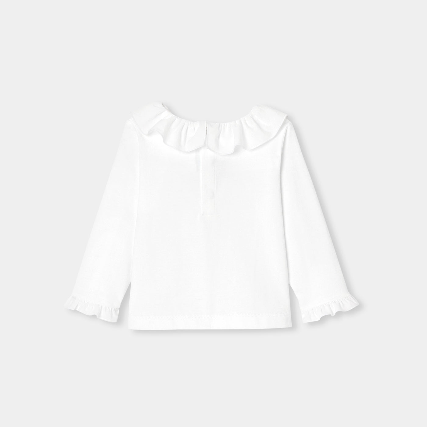Baby girl cotton T-shirt - blanc jacadi
