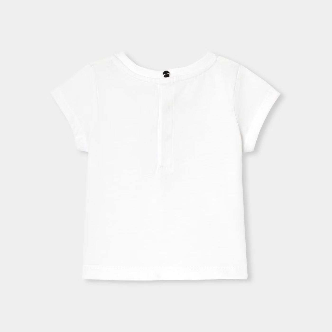 Baby girl cotton t-shirt - white jacadi