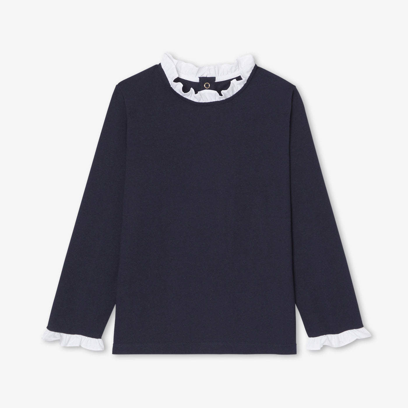 Girl long-sleeved T-shirt - marine jacadi