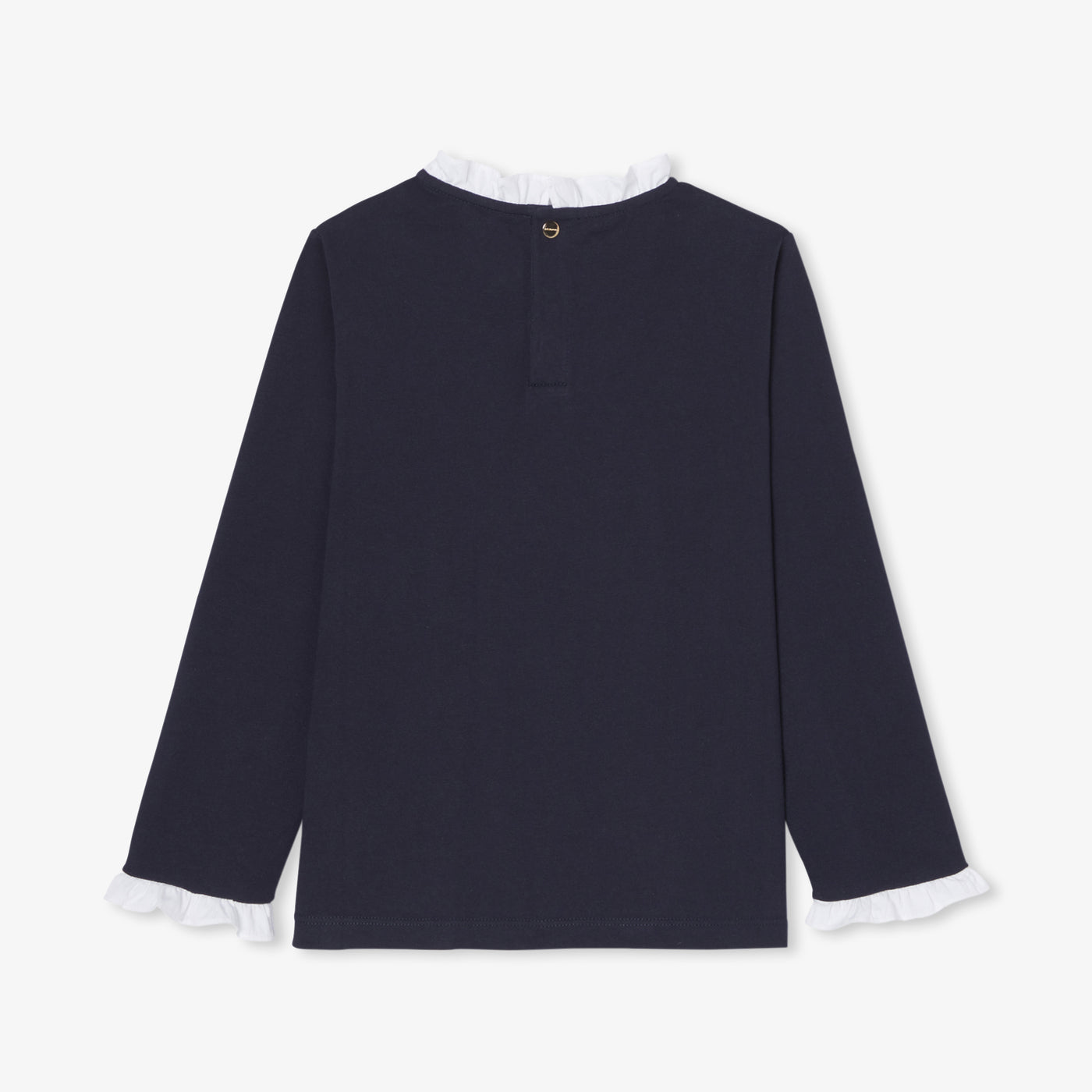 Girl long-sleeved T-shirt - marine jacadi