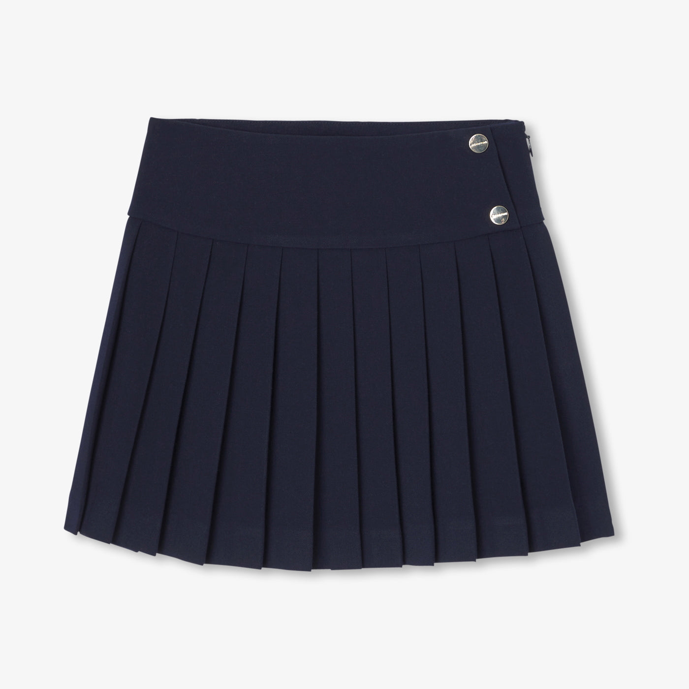 Girl pleated crepe skirt - marine jacadi