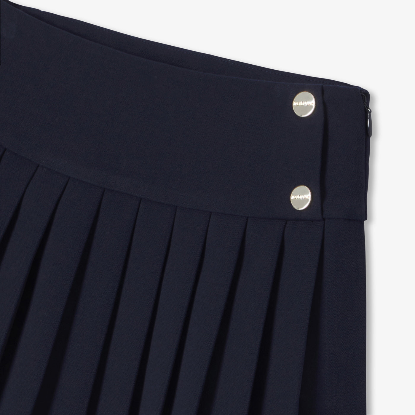 Girl pleated crepe skirt - marine jacadi