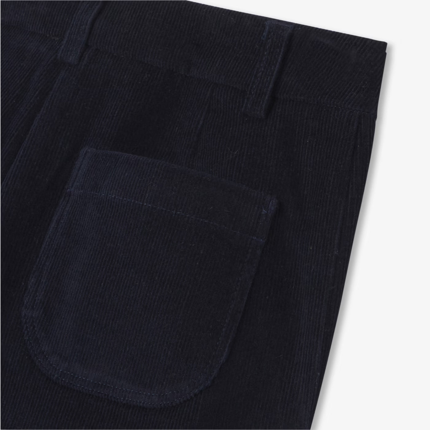 Girl velvet milleraies trousers - marine jacadi