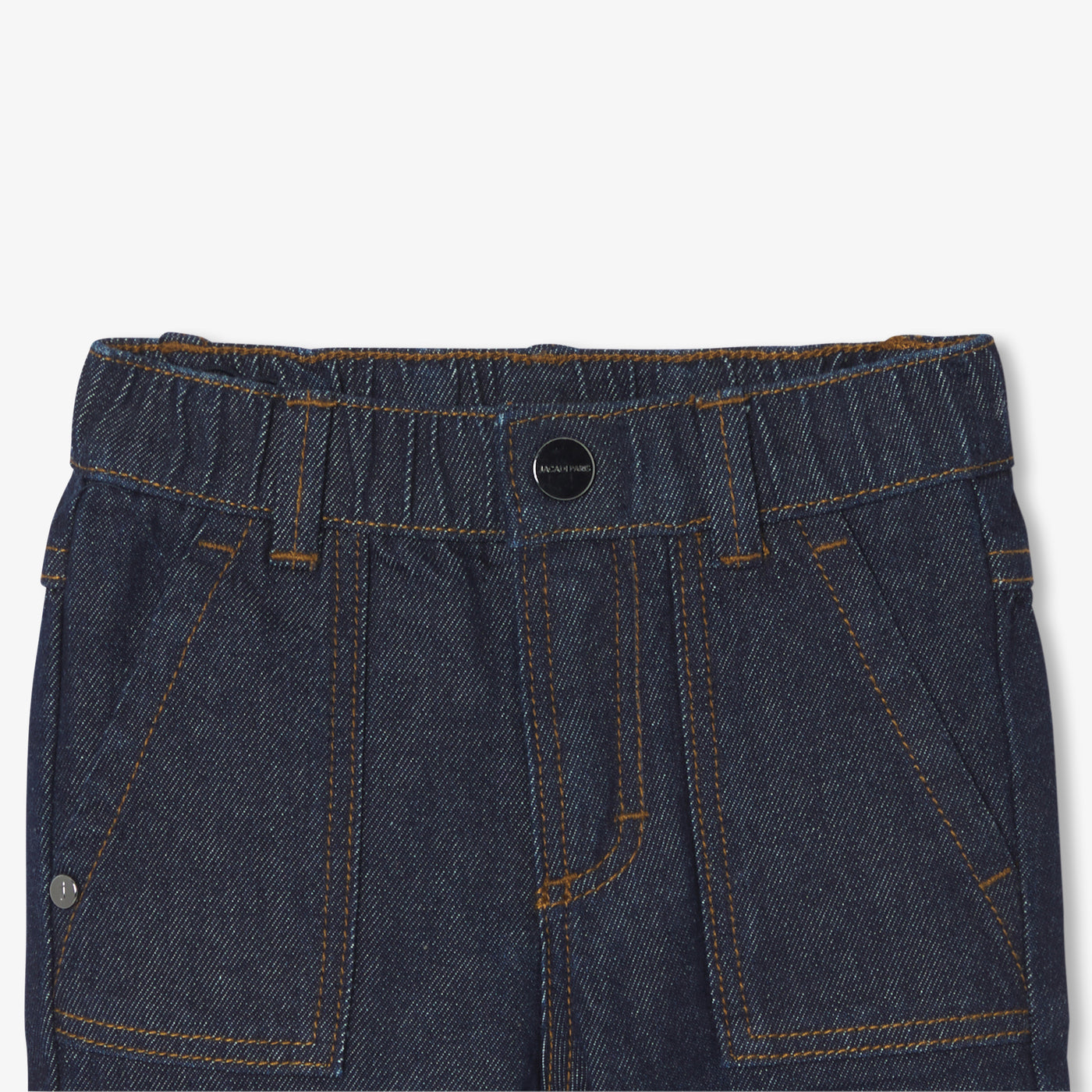 Baby boy cuffed jeans - denim fonce
