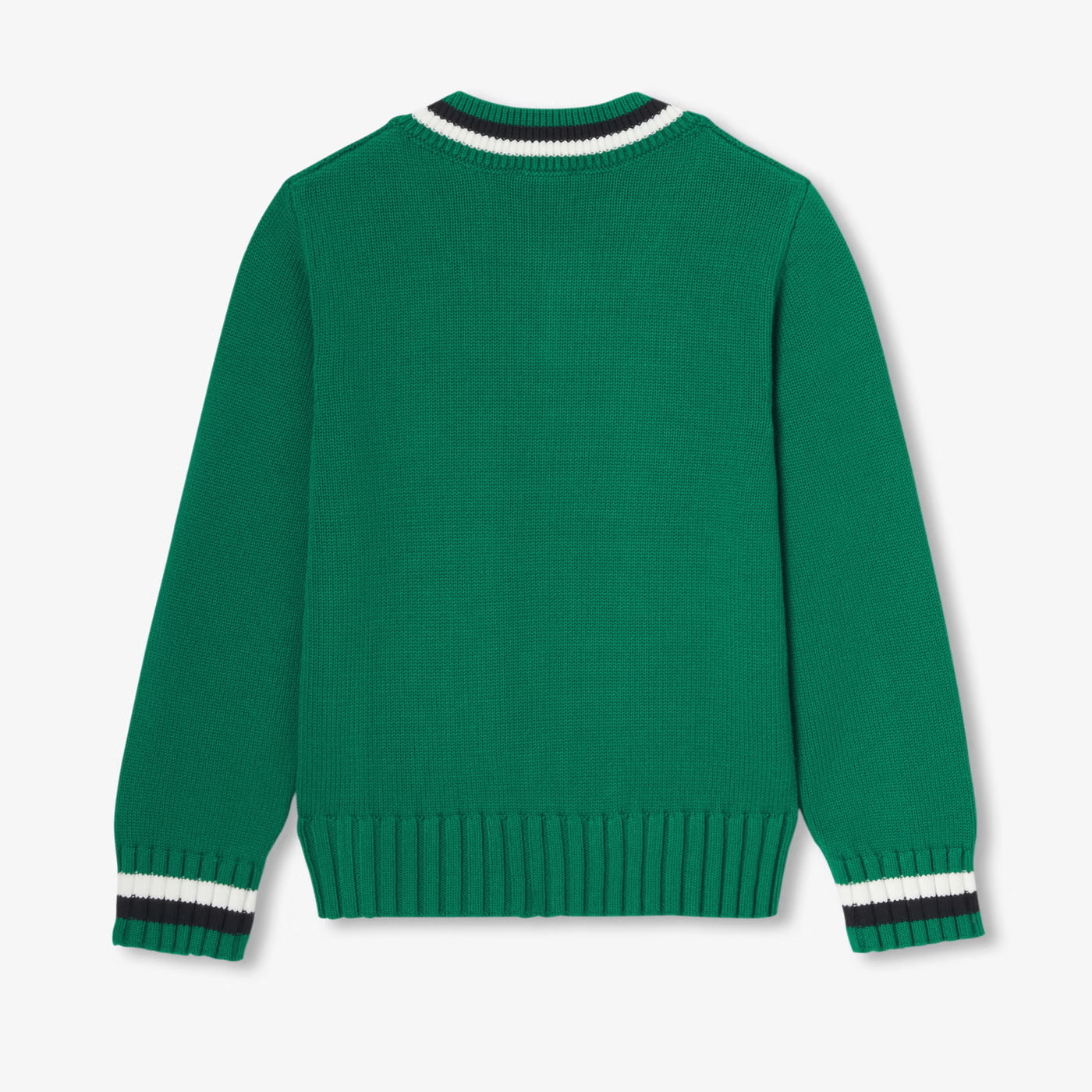Children cotton cricket sweater - vert fonce