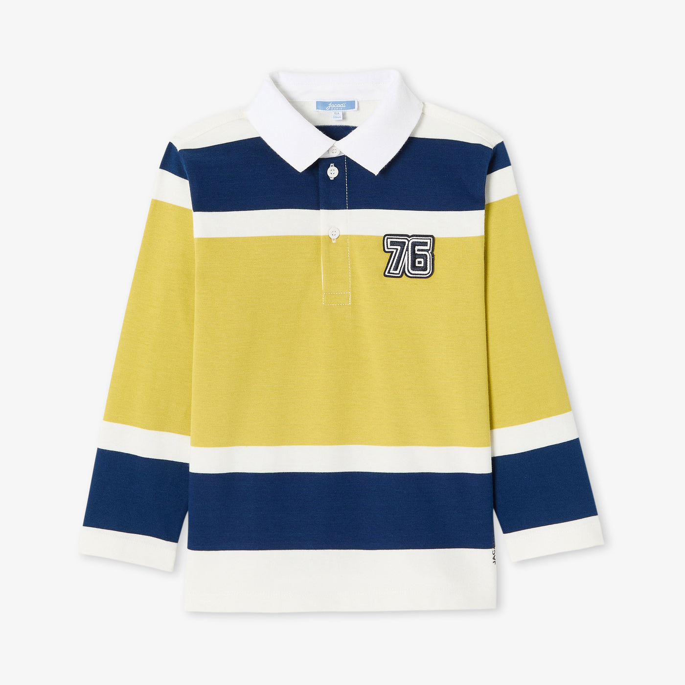 Boy polo shirt - blanc/jaune