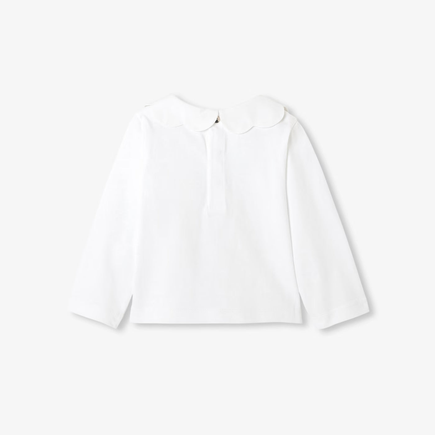 Baby girl long-sleeved T-shirt - blanc jacadi