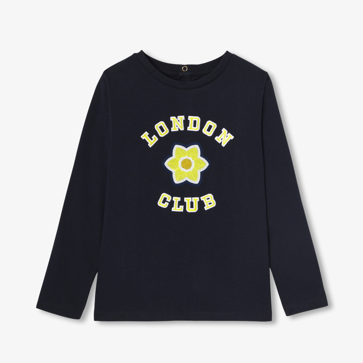 Girl long-sleeved T-shirt - marine jacadi