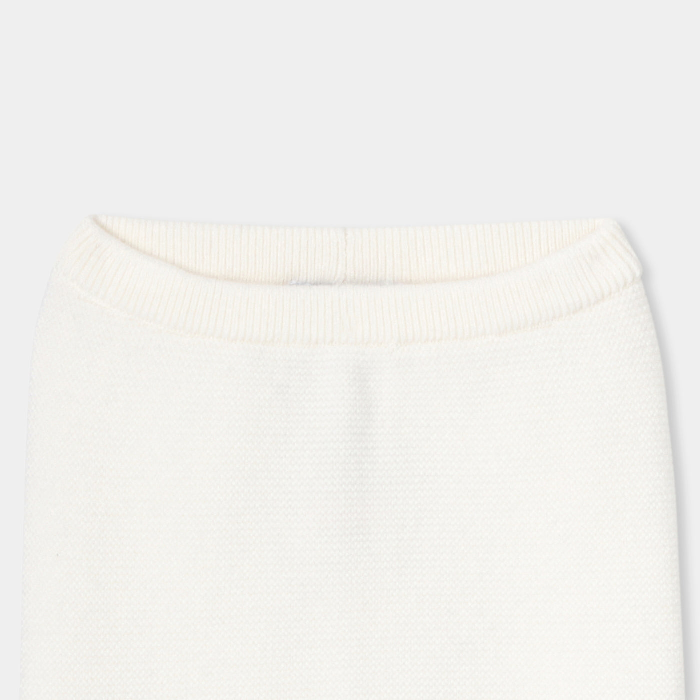 No. 10 Baby wool knit set - blanc doux jacadi