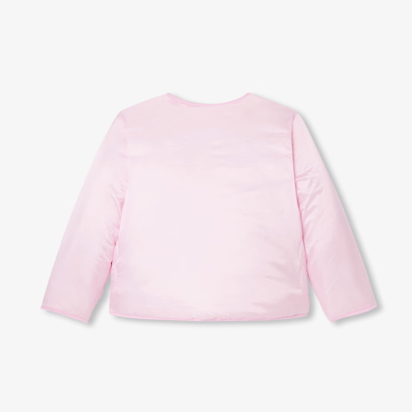 Girl lightweight padded jacket - rose bubble