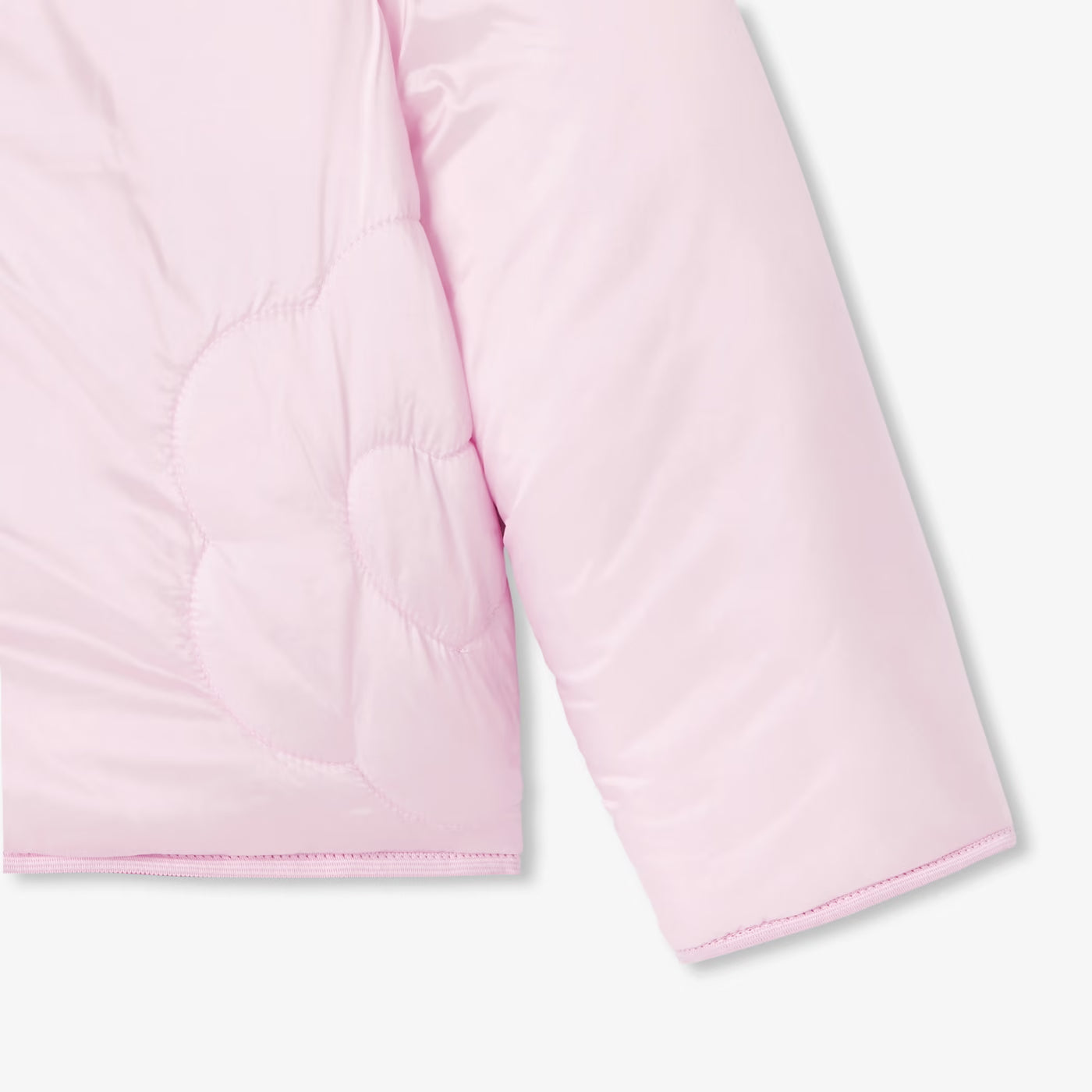 Girl lightweight padded jacket - rose bubble