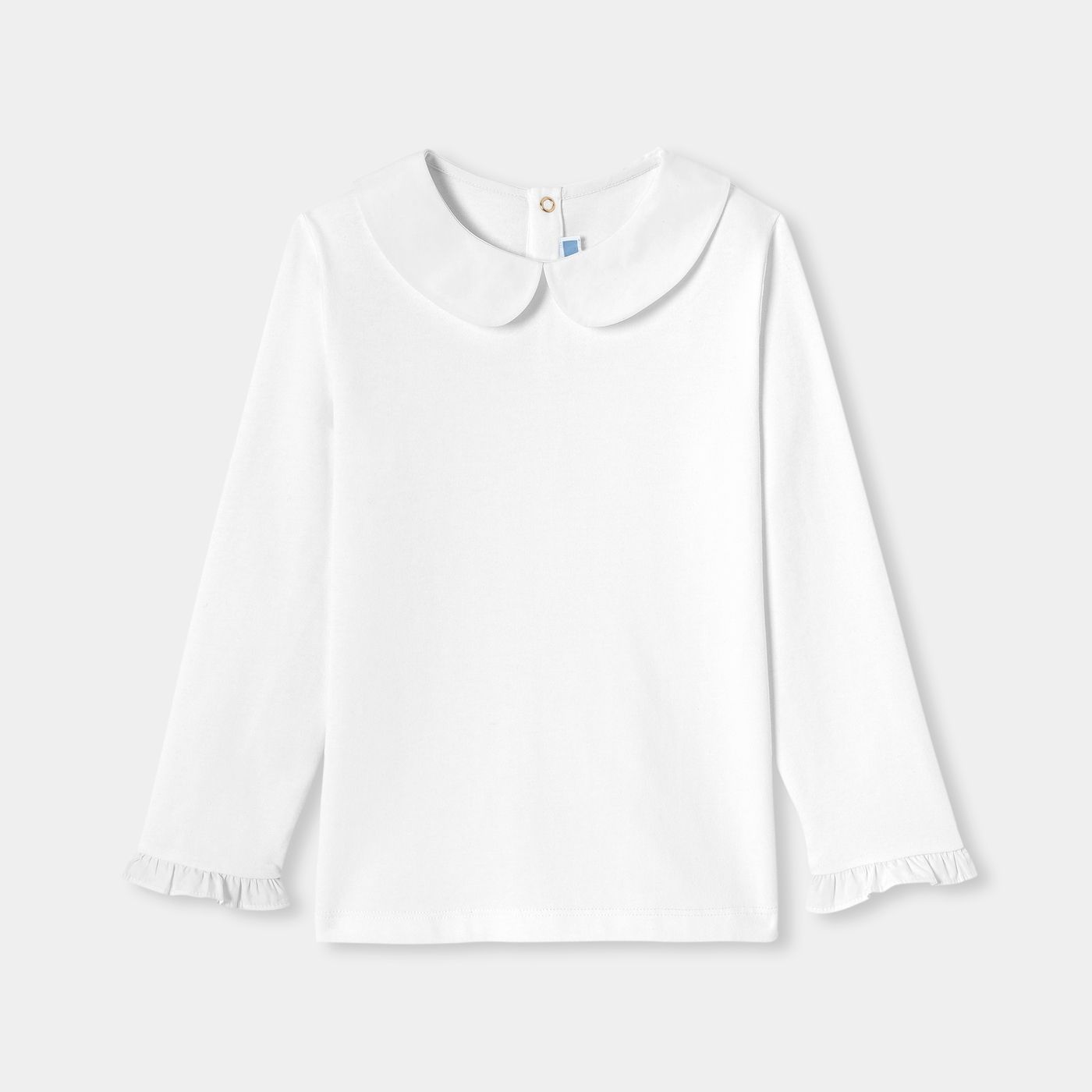 Girl long-sleeved T-shirt - blanc jacadi