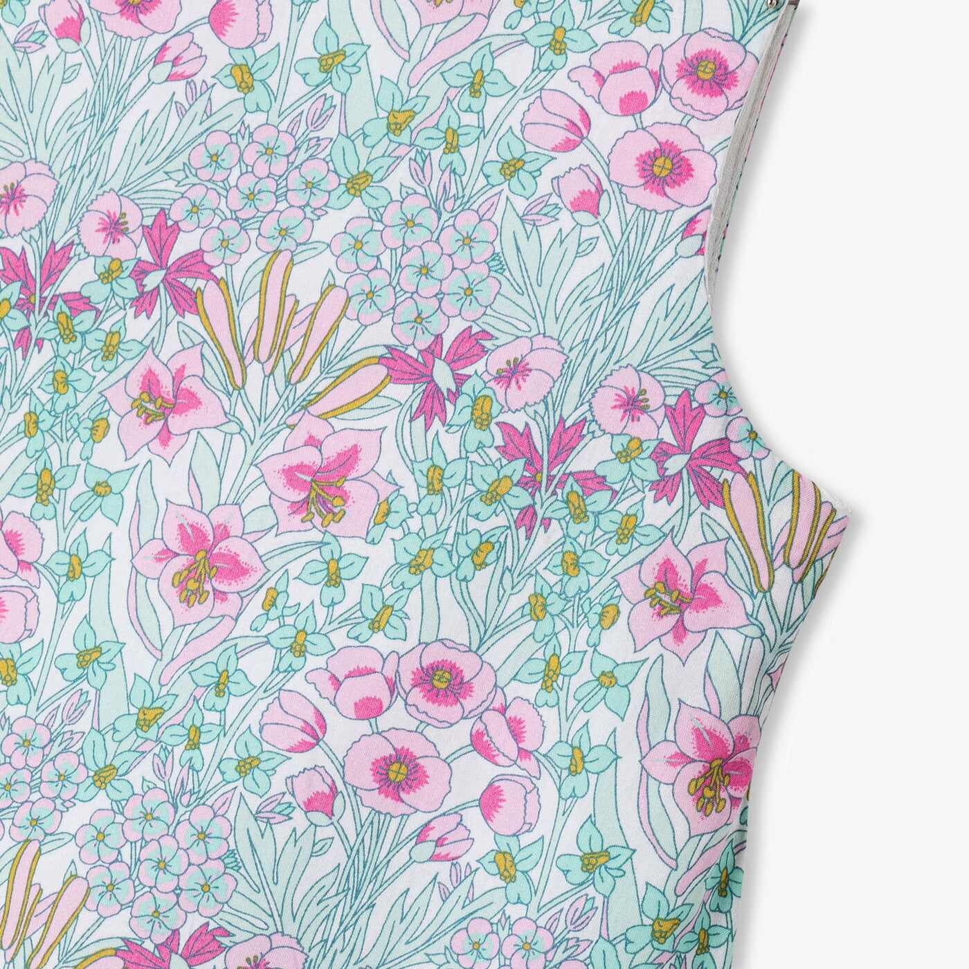 Baby girl jumpsuit in Liberty fabric - multico