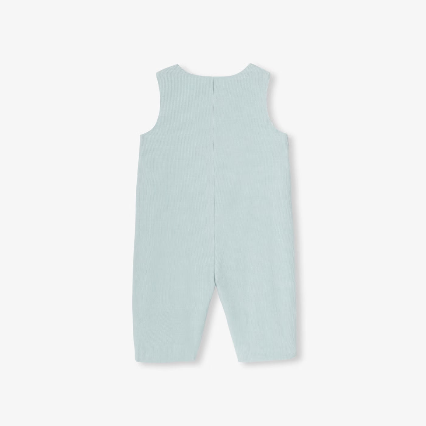 Baby boy velvet jumpsuit - tilleul