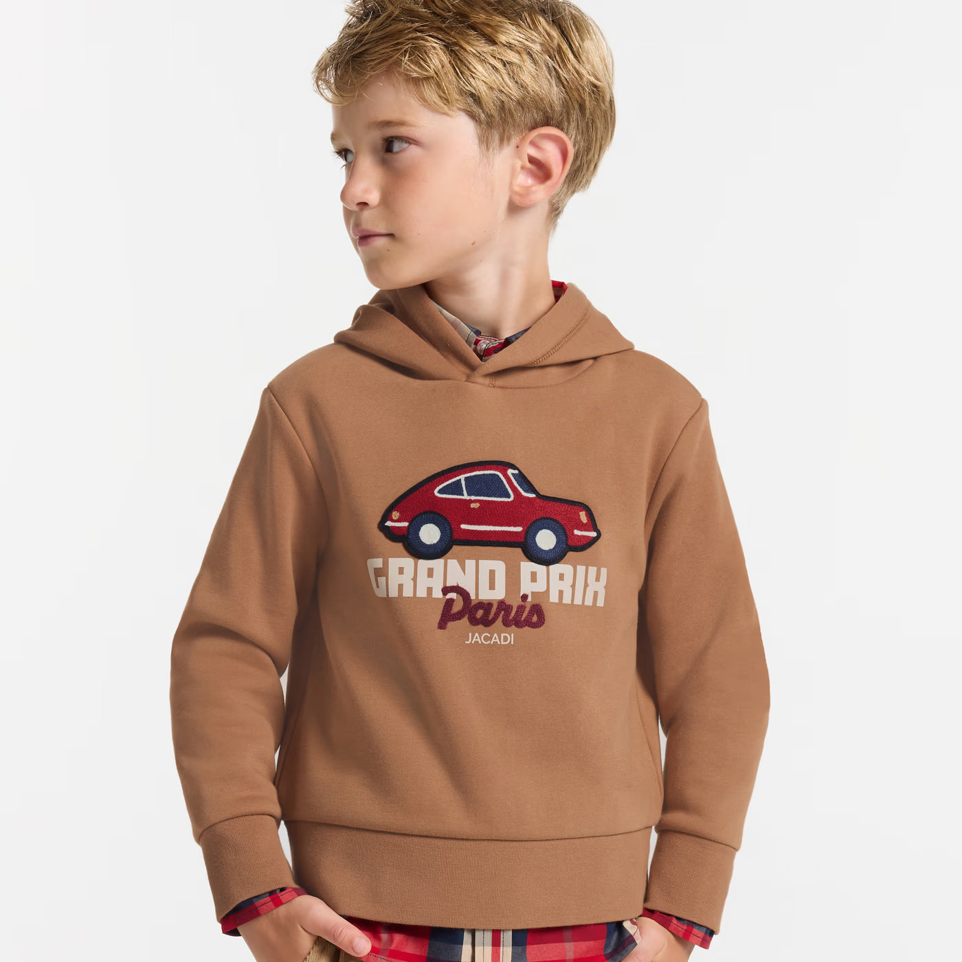 Boy hoodie - cognac