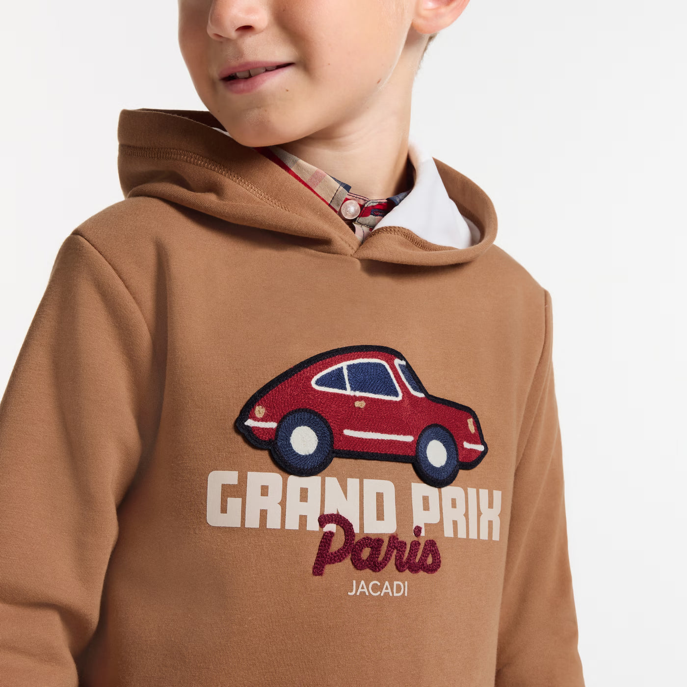 Boy hoodie - cognac