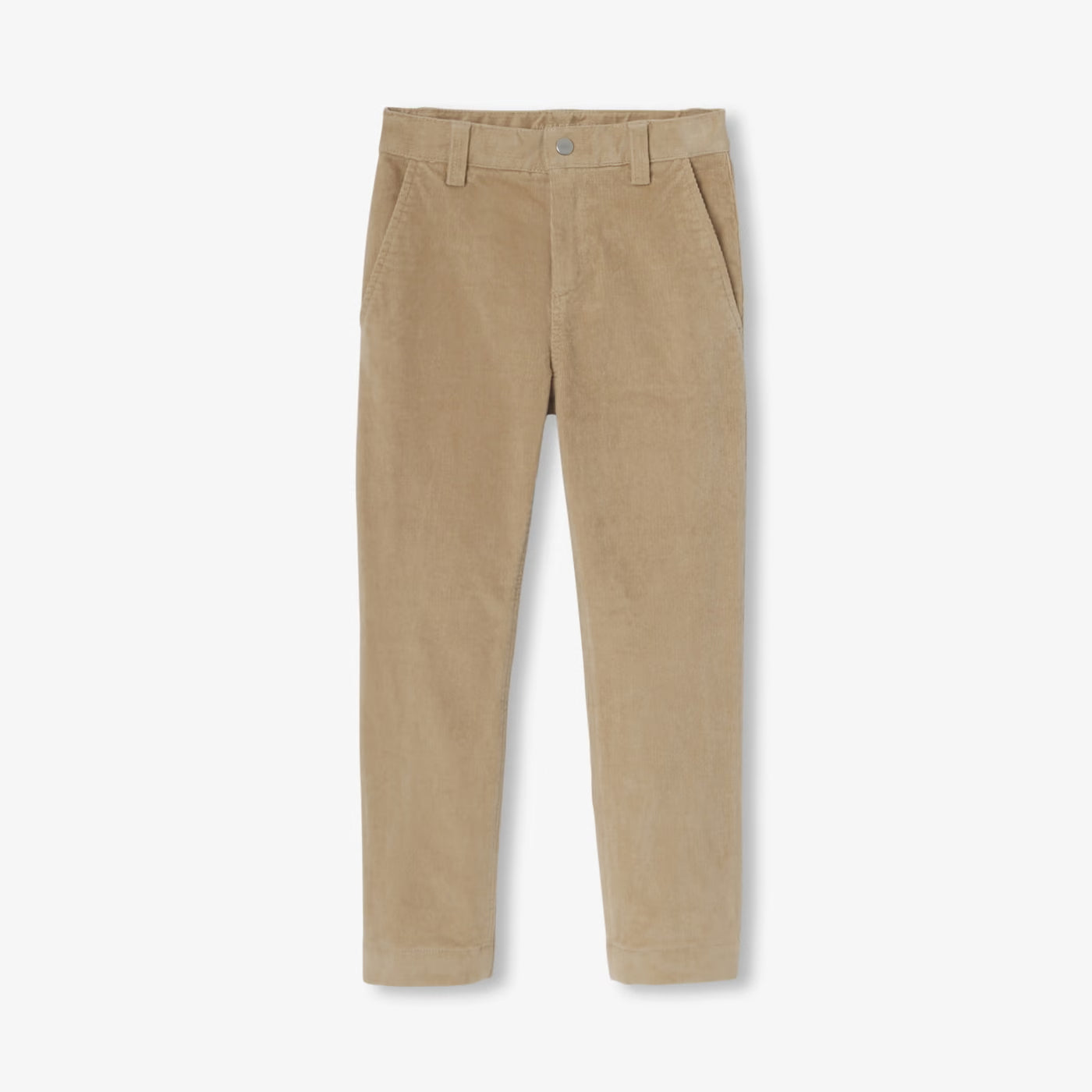 Boy velvet pants with lining - amande fonce