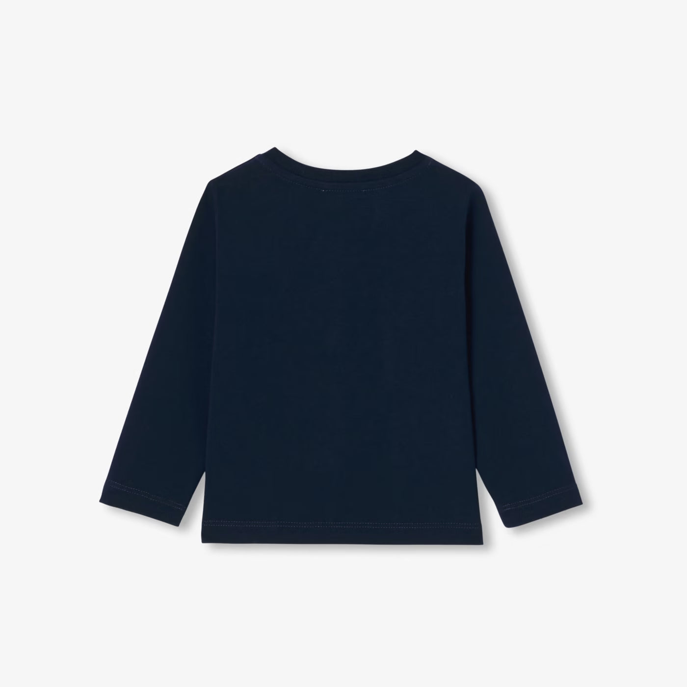 Baby boy T-shirt in thick jersey - bleu marne